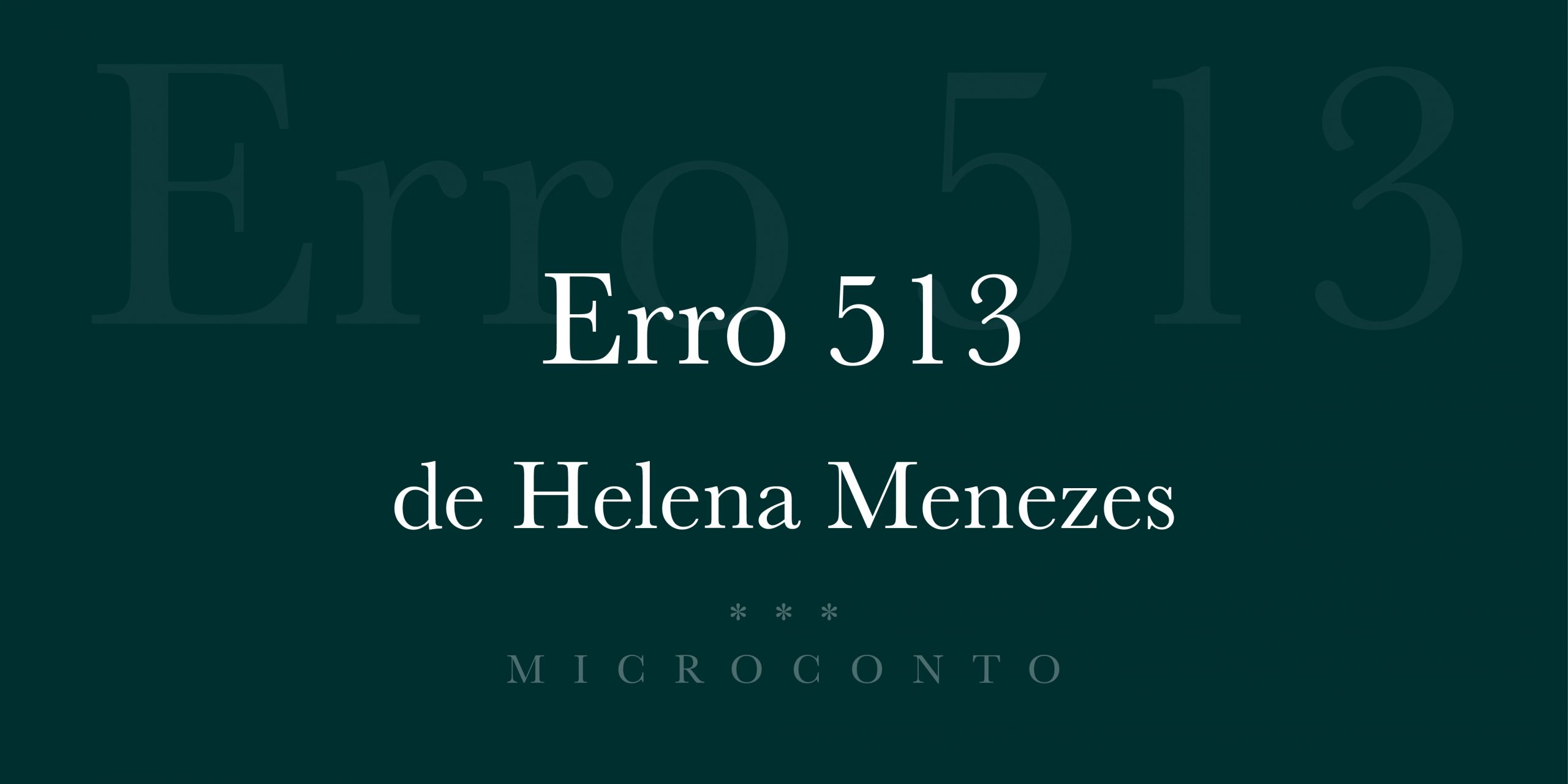 Erro 513 - Fábrica do Terror