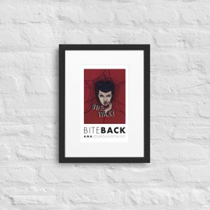 Poster em papel matt com moldura e passepartout