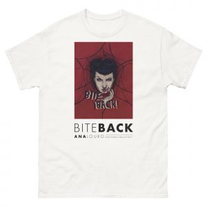 T-shirt – Bite Back (branca) Design: Ana Louro – Edição limitada