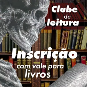Inscrição no clube de leitura com vale para livros